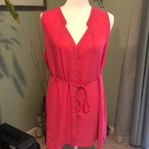 Motherhood Maternity sleeveless tank/tunic in pink